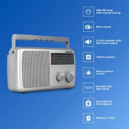 Philips Radio RL384/94 with MW/FM/SW, 500mW +1 dB RMS Sound OutpuT - Image 3