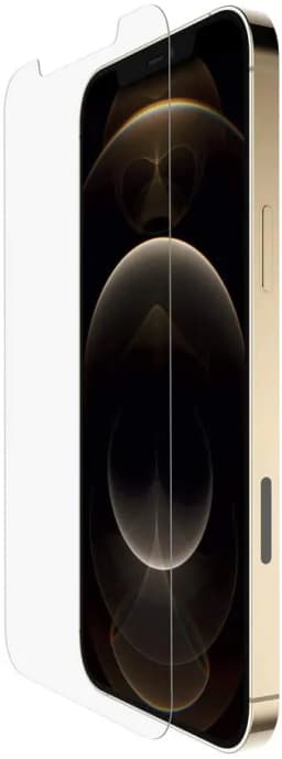 Belkin iPhone 12 Pro Max Screen Protector TemperedGlass Antimicrobial-Treated, Clear