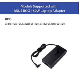 ASUS 150W Laptop Adapter/Charger Without Power Cord for Select Models of ASUS ROG Models