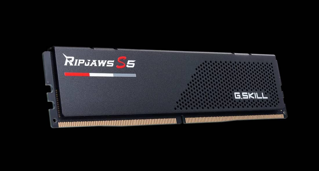 GSKILL RIPJAWS S5 64GB (2X32GB) DDR5 5200MHZ C36 RAM (F5-5200J3636D32GX2-RS5K)