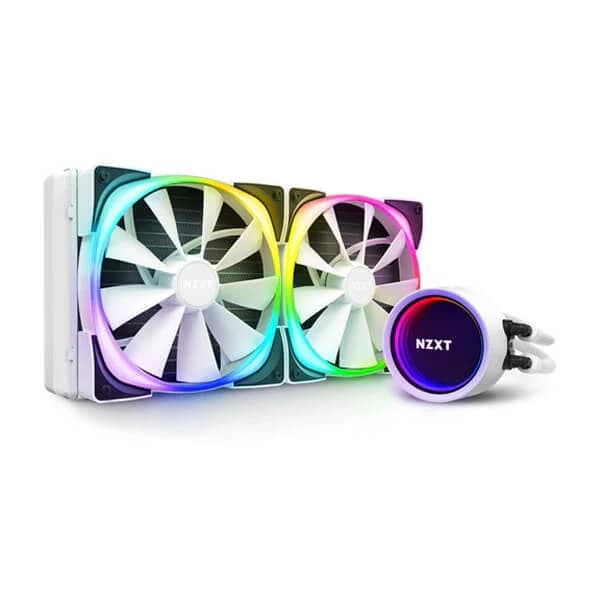 NZXT Kraken X63 White 280mm AIO Liquid Cooler Fan White ARGB