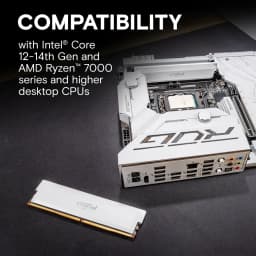 Crucial Pro Overclocking 32GB Kit (2x16GB) DDR5-6000 UDIMM White