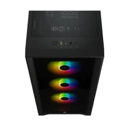 Corsair iCUE4000X RGB Tempered Glass Mid-Tower Gaming Case - Black