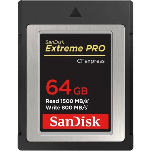 SanDisk 64GB Extreme PRO CFexpress Card