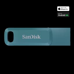 SanDisk Go 128GB USB Type C to USB Type A OTG Pen Drive (Protective Swivel Design, SDDDC3-128G-I46NPD, Navagio Bay)