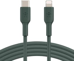 Belkin BOOST↑CHARGE™ USB-C to Lightning Cable (1m / 3.3ft, Midnight Green)