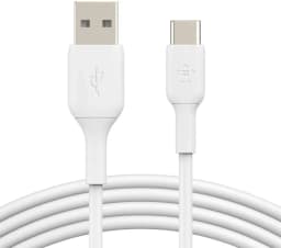 Belkin Boost Charge USB Type-A to C Cable (6.6', White)