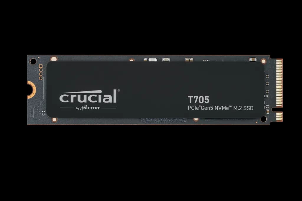Crucial T705 4TB PCIe Gen5 NVMe M.2 SSD