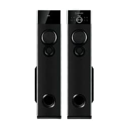 Philips Audio SPA9125 2.0CH 130W Multimedia Tower Speakers with Wireless Microphone,Multi-Connectivity