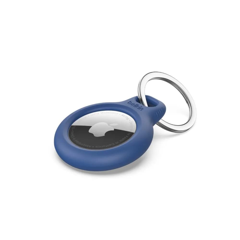 Belkin Apple AirTag Blue Secure Holder With Key Ring