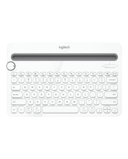 Logitech K480 Multidevice Keyboard With Dock- White