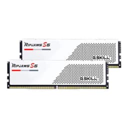 G.Skill Ripjaws S5 32GB (16GBx2) DDR5 6000MHz Desktop RAM (Matte White)