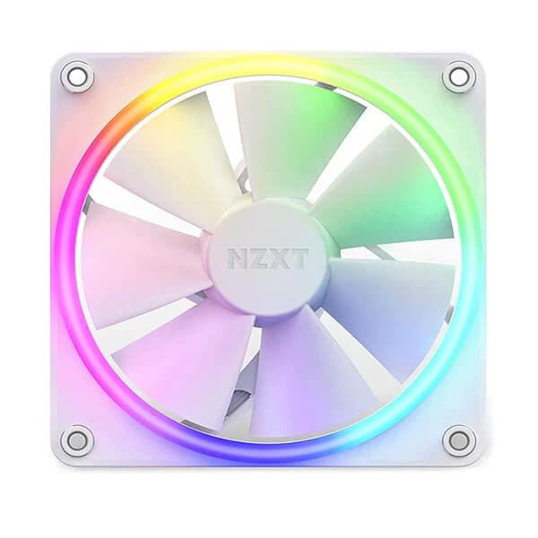 NZXT F140 RGB CORE 140MM CABINET FAN (MATTE WHITE)