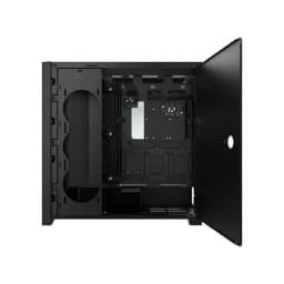 CROSAIR iCUE 5000X RGB Tempered Glass Mid-Tower ATX PC Smart Case — Black