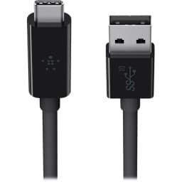 Belkin 1 m High Speed USB 3.1 to Reversible USB-C Cable, Black