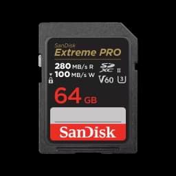 SanDisk Extreme PRO SDXC™ UHS-II 64GB MEMORY Card