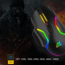 Ant Esports GM340 RGB Gaming Mouse (Black)