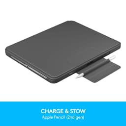 Logitech Slim Folio Pro for 11 inch (27.9 cm) iPad Pro (1st & 2nd Gen Models: A1980/A2013/A1934/A1979/A2228/A2068/A2230/A2231), Backlit Keyboard, Advanced Wireless Bluetooth, Magnetic Lat