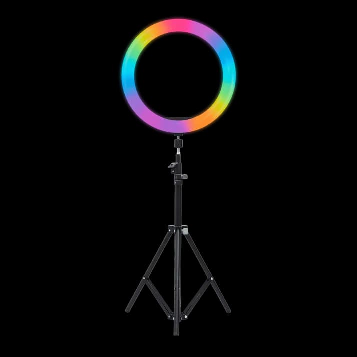 IZI LIGHT 16" Ring Light - 10 Dual & 15 RGB colors, 360