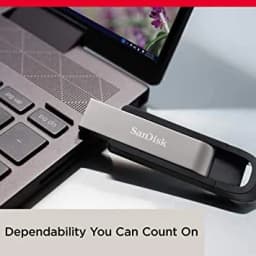 SanDisk USB Extreme USB 3.2 64GB, Upto 400MBs R & 240MB/s W, (SCZ810-D064G-G46)