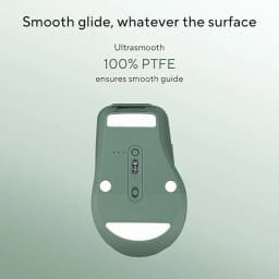 ASUS MD200 Mouse, Easy to Carry Wireless Mouse, 4200 DPI, Multi Device Connect/Bluetooth, USB Silent Mouse (Green Tea Latte)