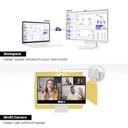 Samsung 32-Inch(80cm) M8 UHD Smart Monitor, 4K AI Upscaling