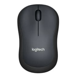 Logitech M221 Charcoal BLACK Wireless Mouse, 910-004882