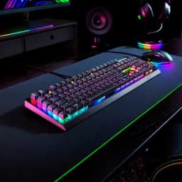 Razer BlackWidow V4 X Mechanical Gaming Keyboard with Green Switches