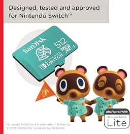 SanDisk 512GB microSDXC-Card, Licensed for Nintendo -Switch