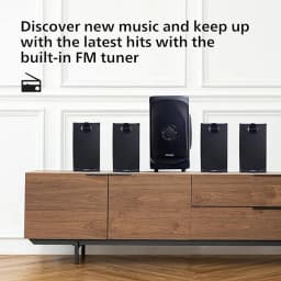 Philips Audio TAV7477 4.1 Channel 75W Bluetooth Multimedia Speaker System with 2x15W & 2x5W Satellite Speakers