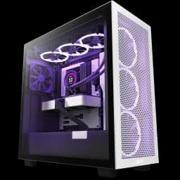 NZXT H7 FLOW Black+White MidiTower Glass Window CM-H71FG-01
