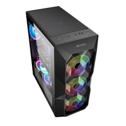 Ant Esports ICE-300 Mid Tower Cabinet Black without Power Supply