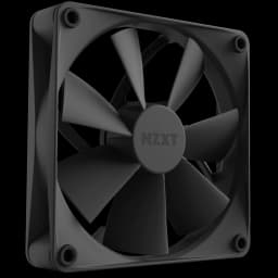 NZXT F120P Static Pressure Fans - RF-P12SF-B1 - Consistent Pressure - Powerful Cooling - Long Lifespan - 120mm Fan Single Pack - Black - Image 1