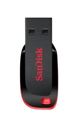 SANDISK-SDCZ50-128G-I35 PEN DRIVESanDisk SDCZ50-128G-I35 USB2.0 128 GB Pen Drive (Red and Black)