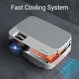 Ant Esports View 511 LED Projector with Remote (White)