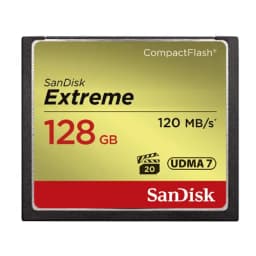 SanDisk Extreme 128GB CompactFlash Memory Card