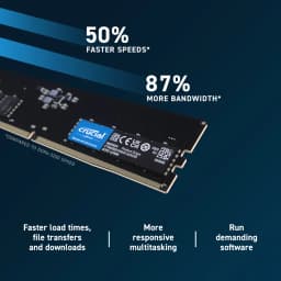Crucial 16GB DDR5-5200 UDIMM RAM