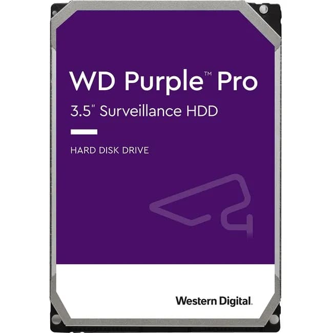 WD Purple Pro WD121PURP 12 TB Hard Drive – 3.5″ Internal – SATA (SATA/600) with Conventional Magnetic Recording (CMR) Methodh