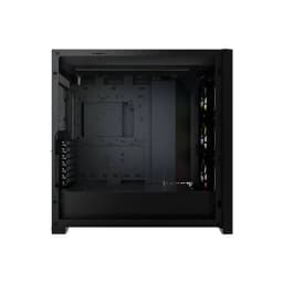 CROSAIR iCUE 5000X RGB Tempered Glass Mid-Tower ATX PC Smart Case — Black