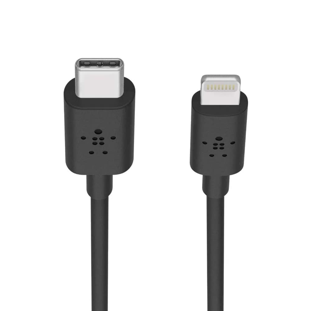Belkin DuraTek+ Lightning To USB-C 4 Black