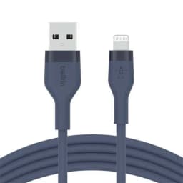 Belkin BOOST CHARGE Flex USB-A Cable with Lightning Connector - Blue