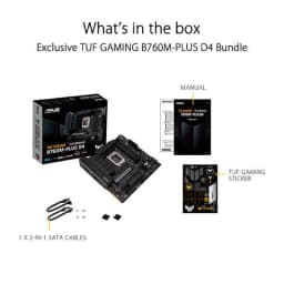 Asus TUF Gaming B760M-Plus D4 Motherboard