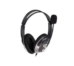 HP B4B09PA Headphones with Mic (Black)