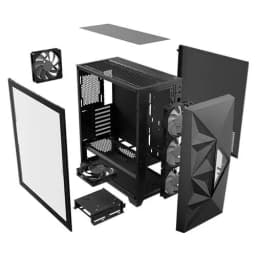 ANTEC DF-800-FLUX MID-TOWER GAMING CABINET (BLACK)