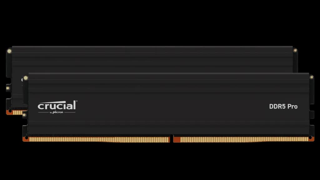 Crucial Pro 96GB Kit (2x48GB) DDR5-5600 UDIMM RAM