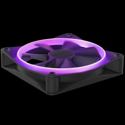 NZXT F120 RGB Fans - RF-R12SF-B1 - Advanced RGB Lighting Customization - Whisper Quiet Cooling - Single (RGB Fan & Controller Required & NOT Included) - 120mm Fan - Black