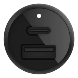 Belkin 32W USB-C PD + USB-A Car Charger - Black