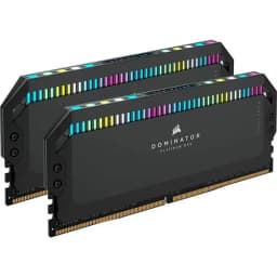 Corsair DOMINATOR PLATINUM RGB 32GB (2x16GB) DDR5 DRAM 6000MHz C36 Memory Kit - Black