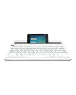 Logitech K480 Multidevice Keyboard With Dock- White