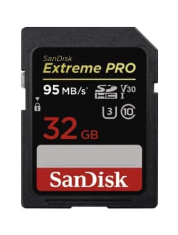 SanDisk SDSDXXG-032G-GN4IN Extreme Pro 32GB Class 10 U3 UHS-I SDHC Memory Card
